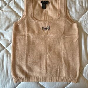 BCBGMaxAzria Cream Crew Neck Sweater